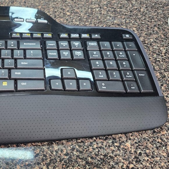 Logitech MK710 Wireless Keyboard W/LCD Screen /No Dongle/ Open Box/Keyboard Only - Picture 2 of 10